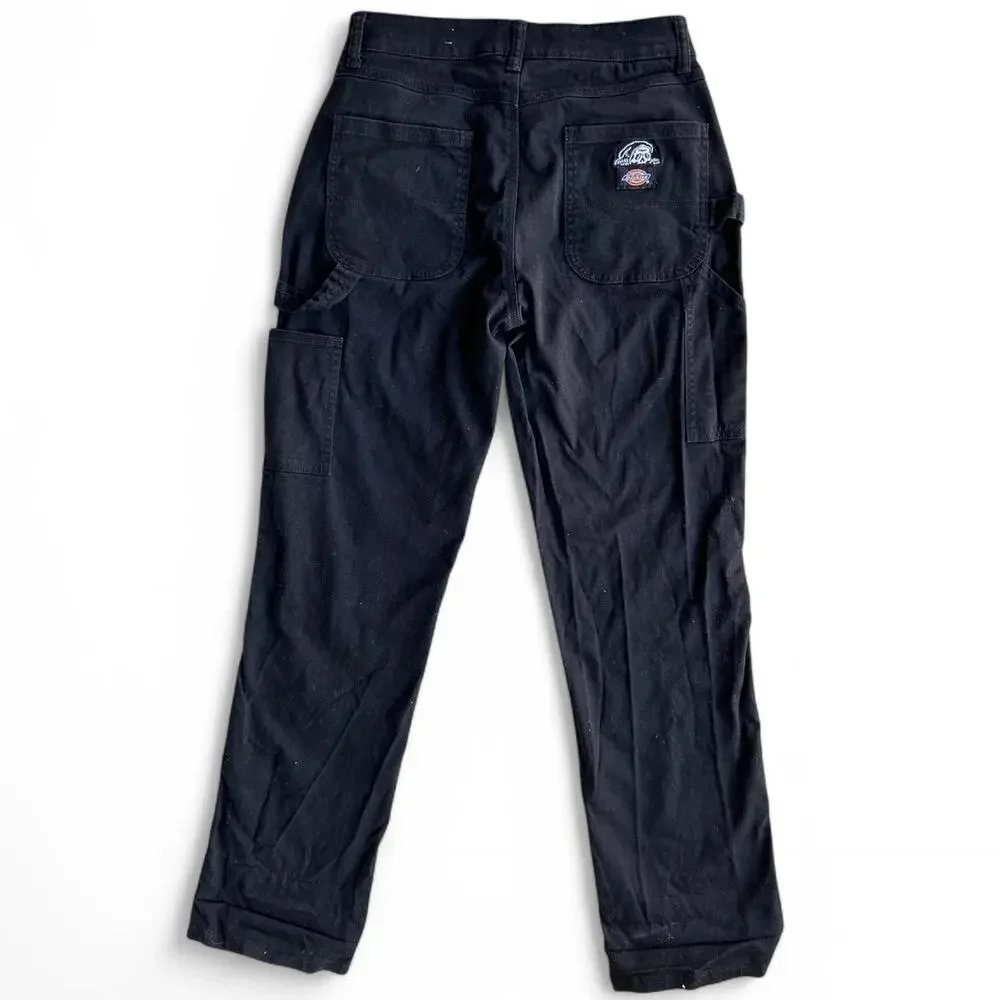 Dickies x Lurking Class Black Cotton Chino Workwear Pants Straight Leg 26" - Picture 2 of 5
